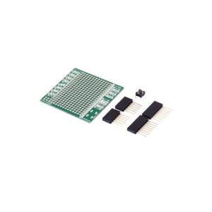 Arduino用ユニバーサル基板 ショートサイズ 接続コネクタ付属 サンハヤト UB-ARD03-P (63-3188-09)
