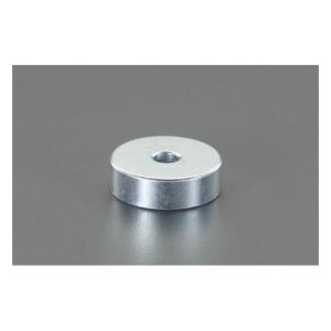 エスコ 強力マグネット 直径40×8mm/5.5mm/500N EA781EM-7