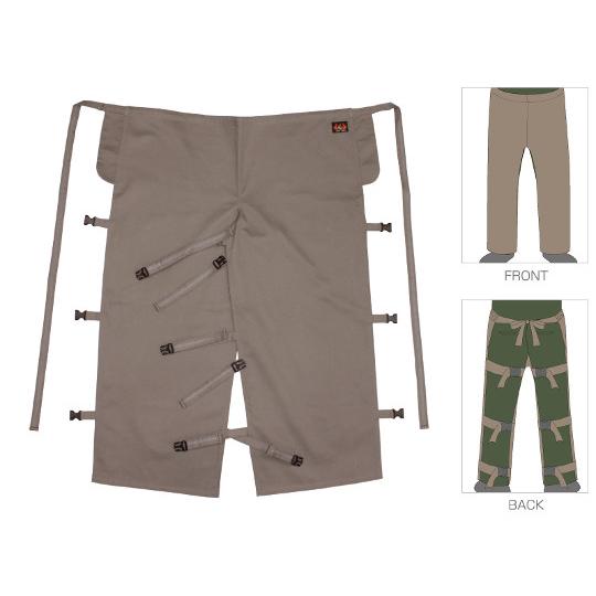 Armatex R グレー防炎前掛け ローハイド型 日光物産 AX1202 (63-3310-86)