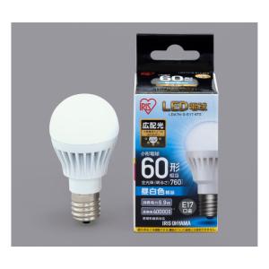 LED電球 広配光 60形相当 昼白色 アイリスオーヤマ LDA7N-G-E17-6T5 (63-4009-58)