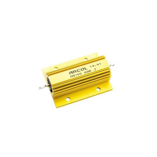 大電力用 メタルクラッド抵抗器 100W 68Ω ±5％ Arcol HS100 68R J (63...