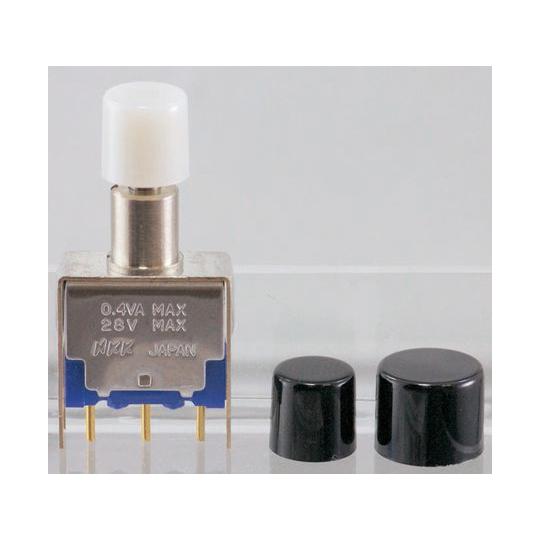 プッシュボタンスイッチ SPDT 100 mA @ 28 V ac/dc On-（On） PCB