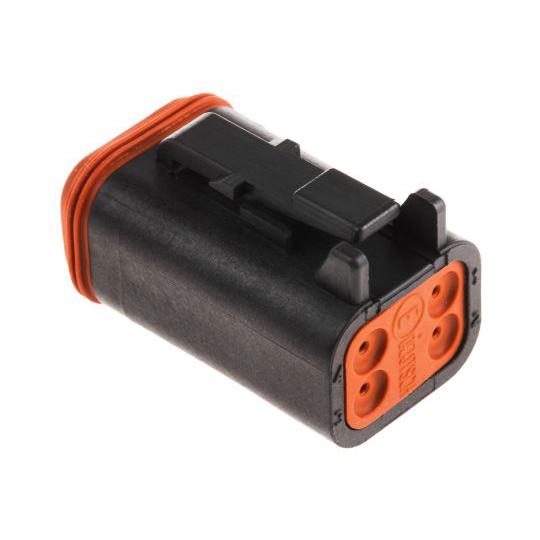 自動車用コネクタ 4極 メス 13A DTシリーズ Deutsch DT064S-CE06 (63-...