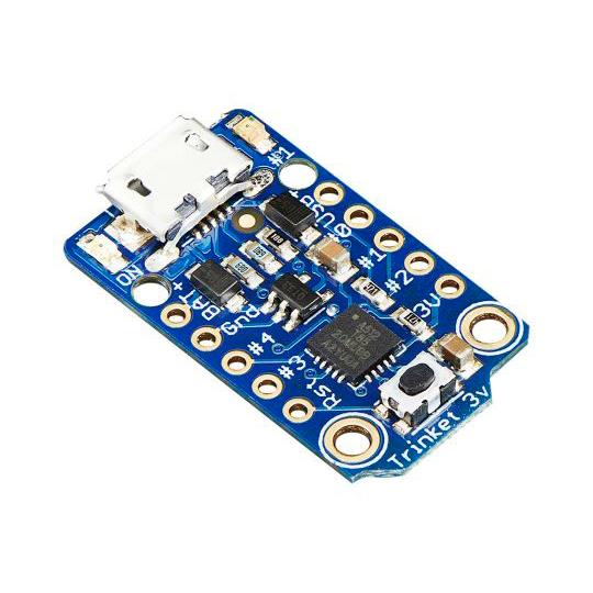 Atmel Trinket Miniマイクロコントローラボード ATtiny85 (63-4675-...