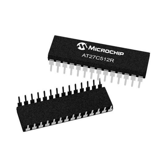 EPROMチップ Technology 1袋 5個入 Microchip AT27C512R-70P...
