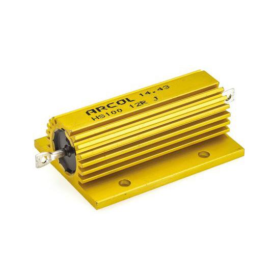 大電力用 メタルクラッド抵抗器 100W 12Ω ±5％ Arcol HS100 12R J (63...