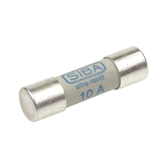 シバ セラミック管ヒューズ 10A 10x38mm 700V ac 1袋 5個入 SIBA 50-1...