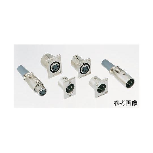 XLRコネクタ メス 2極 ストレート 銀めっき ITT Cannon XLR-2A-11C (63...