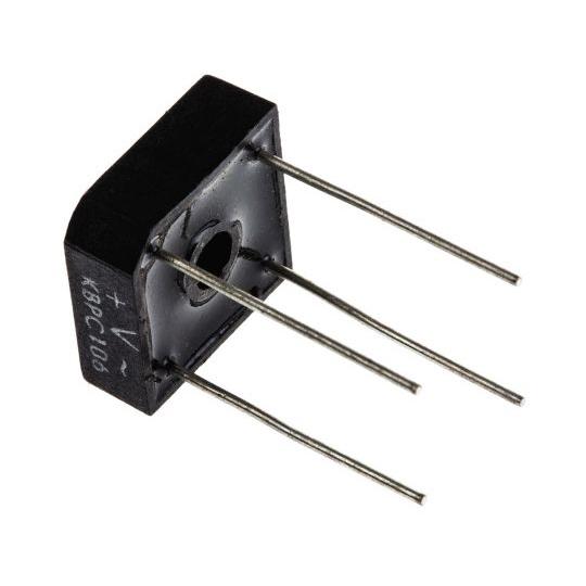 整流用 ブリッジダイオード 単相 3A 600V 4-Pin D 46 1袋 5個入 VISHAY ...