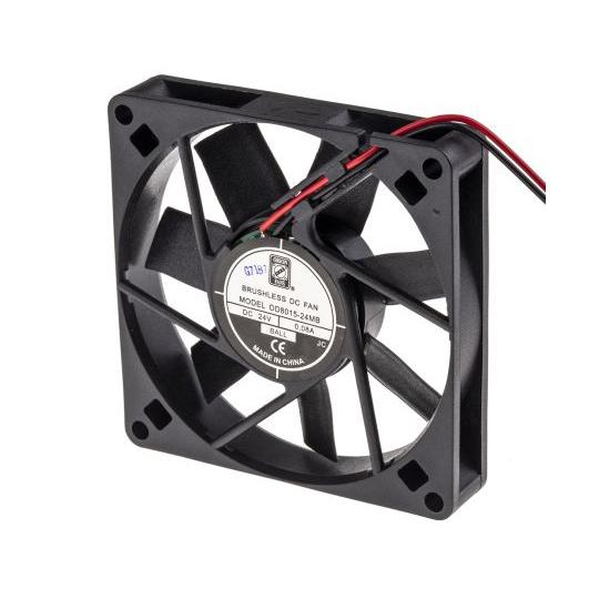 軸流ファン 電源電圧 24 V dc 80ｘ80ｘ15mm DC OD8015シリーズ 角型 RS ...