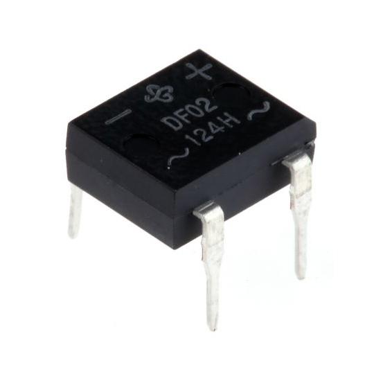 整流用 ブリッジダイオード 単相 1A 200V 4-Pin DF-M 1袋 5個入 VISHAY ...