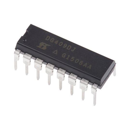 デュアル4 1 アナログスイッチ 15〜28V 16-Pin PDIP VISHAY DG409DJ...