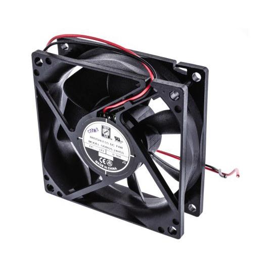 軸流ファン 電源電圧 24 V dc 80ｘ80ｘ25mm DC OD8025シリーズ 角型 RS ...