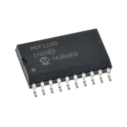 USB-UART ブリッジコントローラ 20-Pin SOIC W Microchip MCP220...