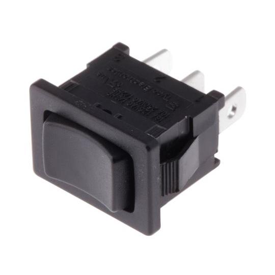 ロッカースイッチ 黒 TE Connectivity PRASD3-16F-BB000 (63-50...