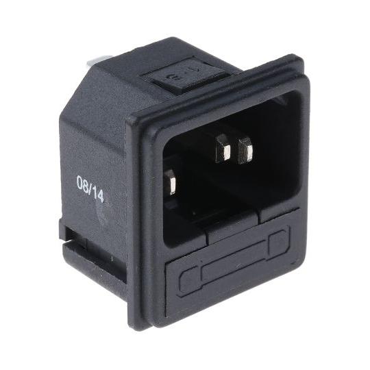 IECプラグ オス スナップイン 10A 5ｘ20mm RS Pro 811-7204 (63-51...