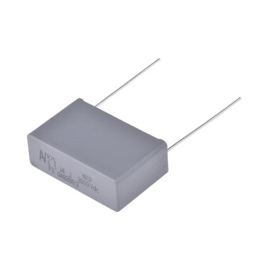ポリプロピレンコンデンサ PP 2 kV dc、700 V ac 100nF ±5％ 1袋 5個入 ...