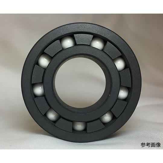 樹脂ベアリング 充填材入りPTFE 鹿島化学金属 UKB6201PT-S6 (63-5551-45)
