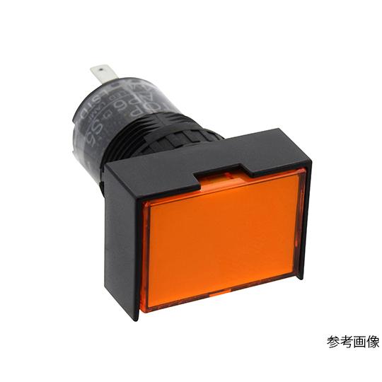 Φ16AP6S形小形表示灯長角形 IDEC AP6GS5MR (63-6290-91)