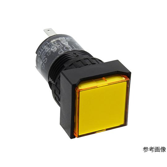 Φ16AP6S形小形表示灯正角形 IDEC AP6QS5HR (63-6292-59)