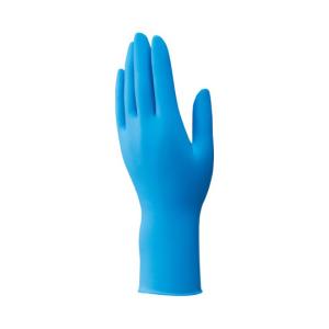 ダンロップホームプロダクツ 粉つきニトリル 極うす手袋 ブルー 2000枚入 L NS-370 (63-7090-67)の商品画像