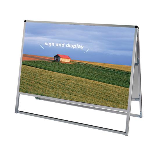 バリウススタンド看板 アルミ複合板タイプ 1200×900 両面 常磐精工 VASKAP-1200X...