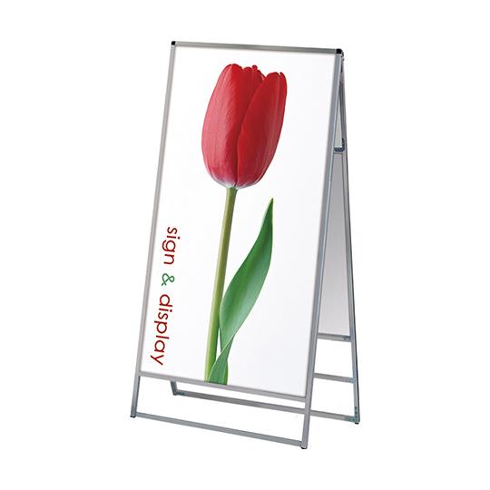 バリウススタンド看板 アルミ複合板タイプ 900×1800 両面 常磐精工 VASKAP-900X1...