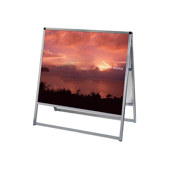 バリウススタンド看板 アルミ複合板タイプ 900×900 両面 常磐精工 VASKAP-900X90...