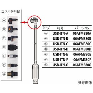 ミツトヨ インプットツール 平形10ピン USB-ITN-D 06AFM380D (63-7291-10)の商品画像