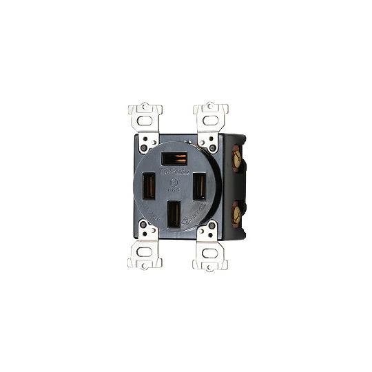 接地3P 50A 埋込コンセント 明工社 MU2822 (63-7308-13)