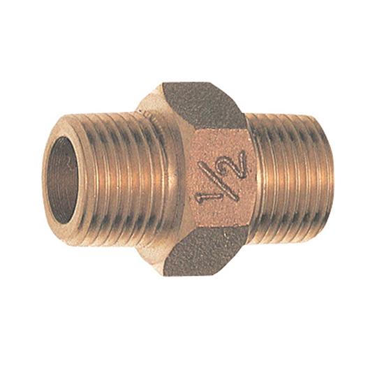 砲金六角ニップル SANEI JT700-13 (63-7900-91)