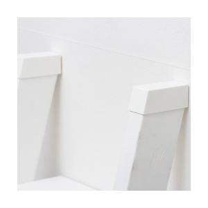 2×4立て掛けシェルフ ホワイト アイワ金属 ...の詳細画像3