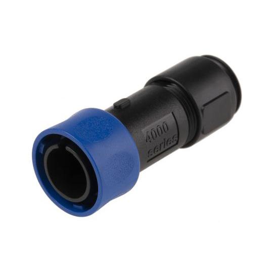 丸形コネクタ Buccaneer 4000シリーズ, 接触コンタクト：オス, 12極 オス