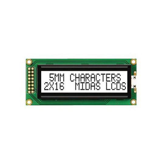 PoEスイッチHAT Raspberry Pi用 半透過型 英数字 白, 2列16文字x16 cha...
