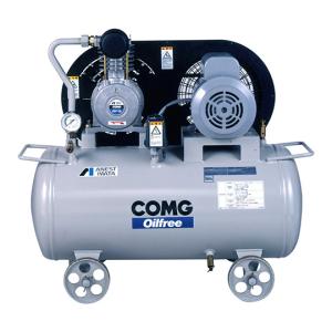 アネスト岩田 エアコンプレッサー 0.75Kw 単相100V（オイルフリー、39L
