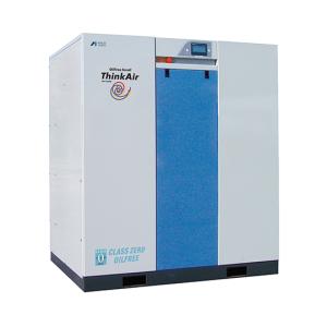 オイルフリースクロールコンプレッサ 22KW 200V 50Hz アネスト岩田 SLP-220EFDM5 (63-8463-99)