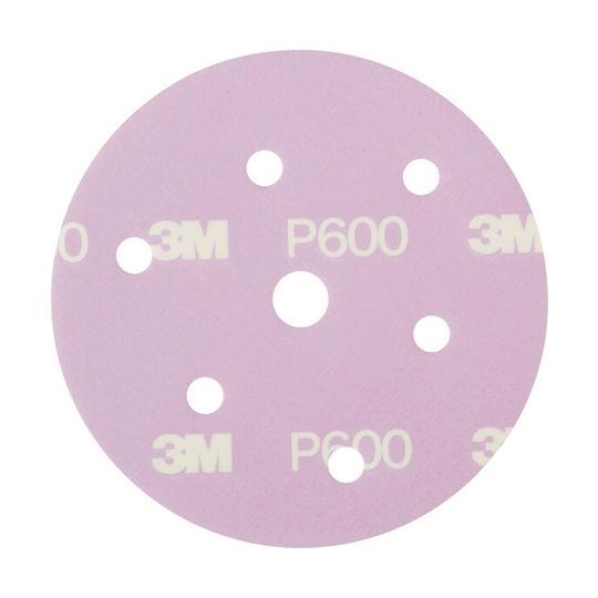 足付けソフトディスク 穴あき 125mm径 #600 50枚入り スリーエム A/SOFT DISC...