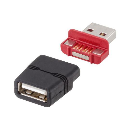 Rosenberger 磁気コネクタ USB-Aオス-メスアダプタ MU1K101-S00Z (63...