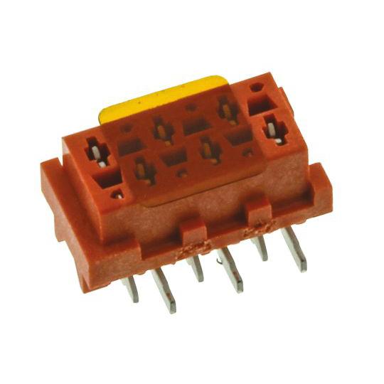 基板接続用ソケット Micro-Match シリーズ 1.27mm 6 極 2 列 ストレート 表面...