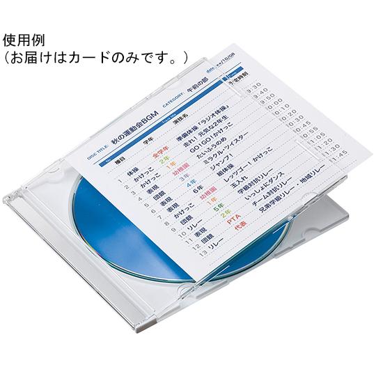 プラケース用インデックスカード 薄手 罫線入 サンワサプライ JP-IND13-100 (64-08...