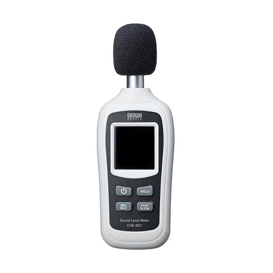 デジタル騒音計 サンワサプライ CHE-SD1 (64-0900-95)