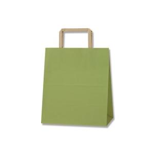 手提げ紙袋 25チャームバッグ 平手 S2 まっちゃ 50枚 HEIKO 3264055 (64-0925-36)