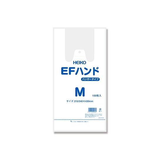 HEIKO レジ袋 EFハンドハイパー M 100枚 006645913 (64-0935-68)