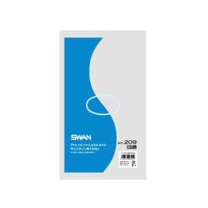 SWAN LD規格ポリ袋 スワン ポリエチレン袋 No.209 紐なし 100枚 006616129 (64-0936-76)の商品画像