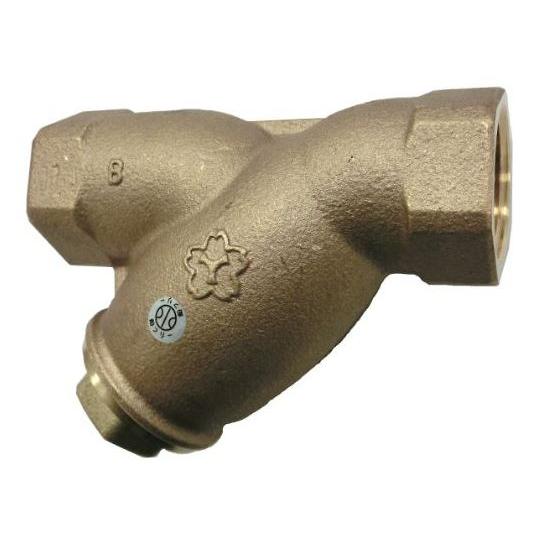 鉛カット 青銅Yストレーナ【大和型10K】 大和バルブ B10YTN-25A (64-1055-87...