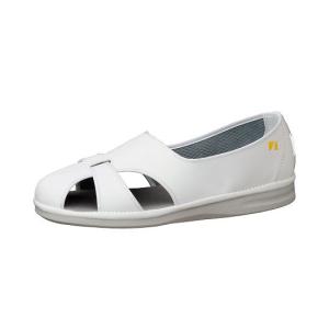 ミドリ安全 男女兼用 静電作業靴 エレパスクールN ホワイト グレイ