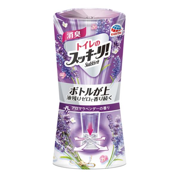 アース製薬 トイレのスッキーリ！ アロマラベンダー 400ML  (64-1140-42)