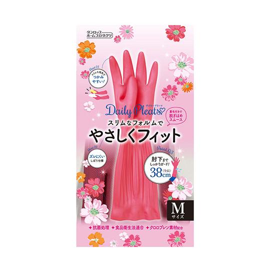 デイリープリーツ M レッド ダンロップホームプロダクツ  (64-1236-37)