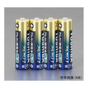 エスコ アルカリ乾電池 単3×4本 EA758YT-13BA (64-2260-53)の商品画像