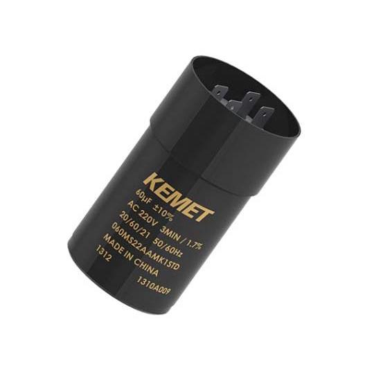 アルミ電解コンデンサ タブ端子 モータ用 200μF 220V ac KEMET 200MS22AC...